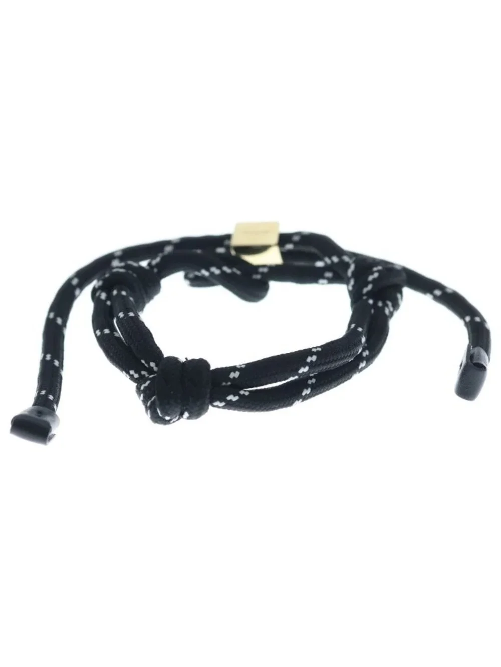 Miu Miu Code Bracelet Silk Black